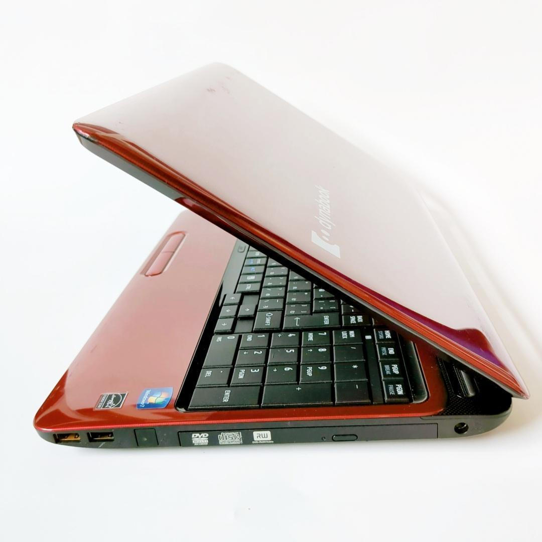 新品SSD爆速⭐メモリ6GBで快適♪⭐設定済で届いたらすぐ使える赤ノートパソコン