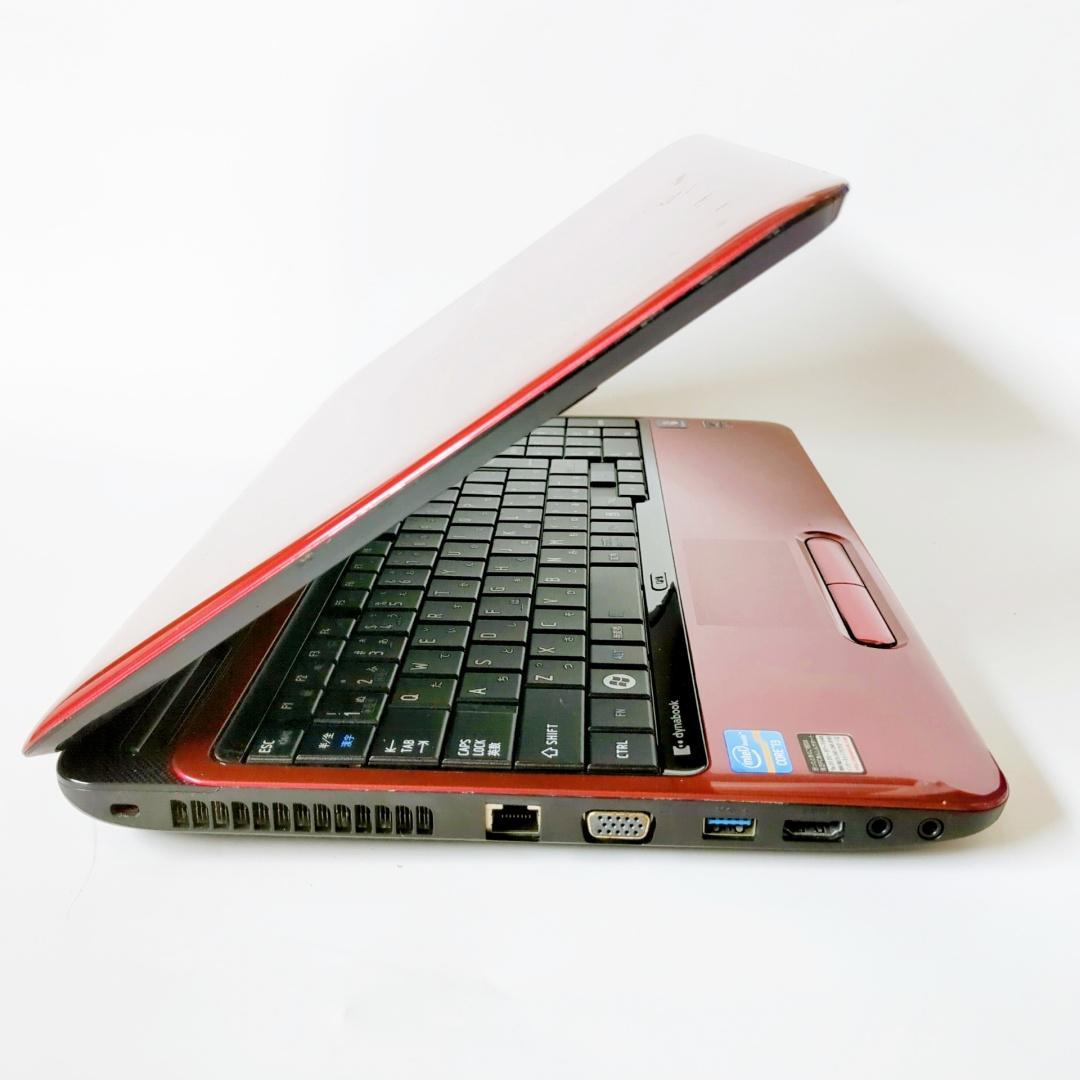 新品SSD爆速⭐メモリ6GBで快適♪⭐設定済で届いたらすぐ使える赤ノートパソコン