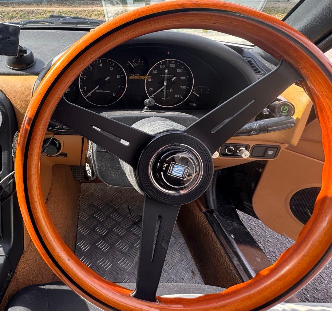 NA6CE Vスペ純正 ナルディ、ホーンボタン