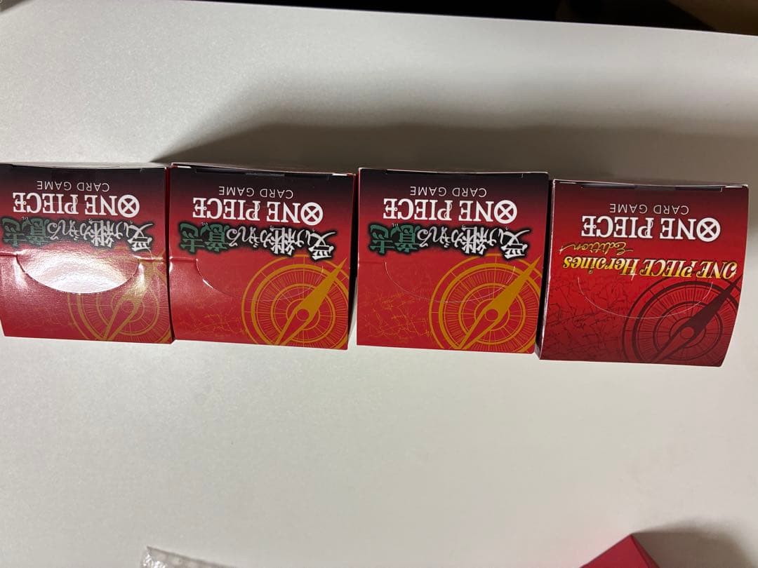 受け継がれる意志3BOX ヒロインズエディション1BOX ワンピースカード