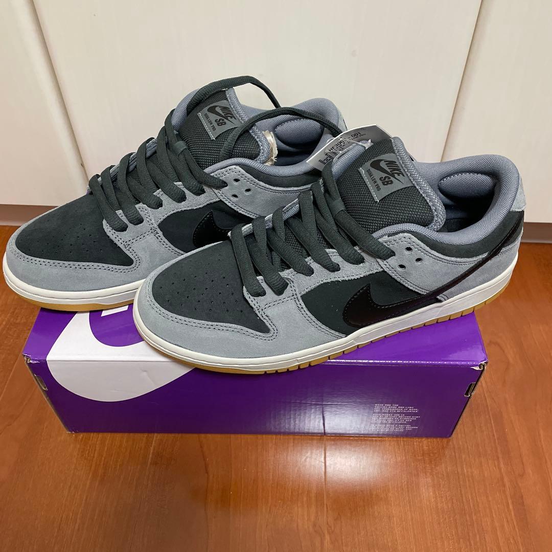 新品Nike SB Dunk Low Pro スモークグレー×ブラック
