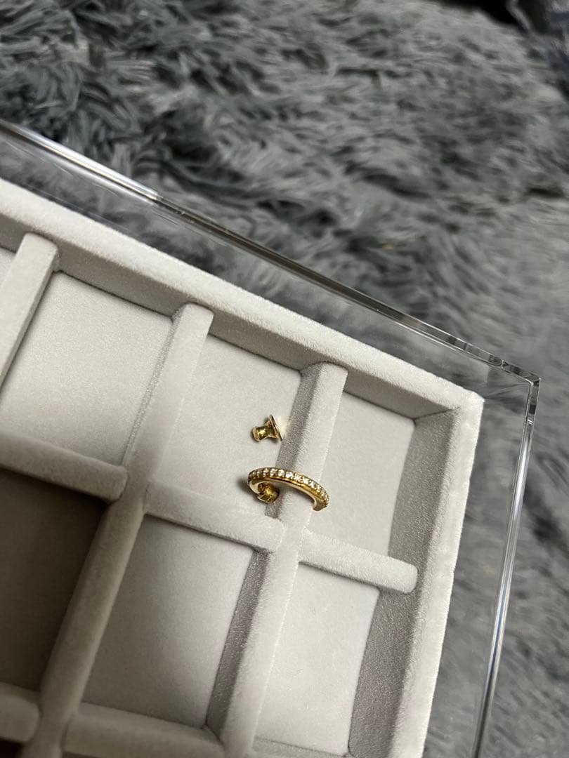 アクセサリー FORSOMEONE HOOP EARRING GOLD