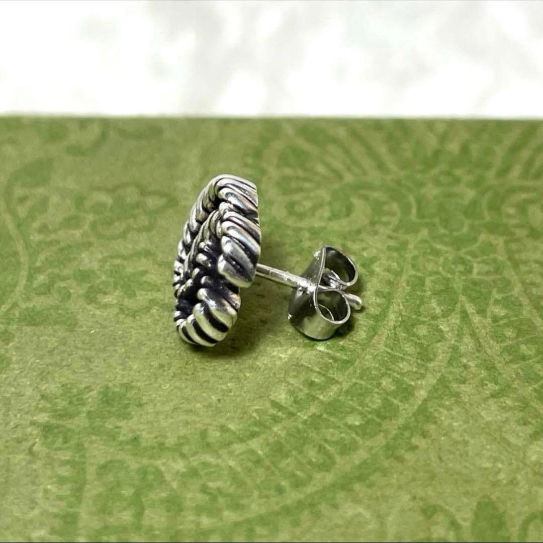 GUCCIグッチ マーモントGG ツイストピアス片耳　希少　燻　箱付き