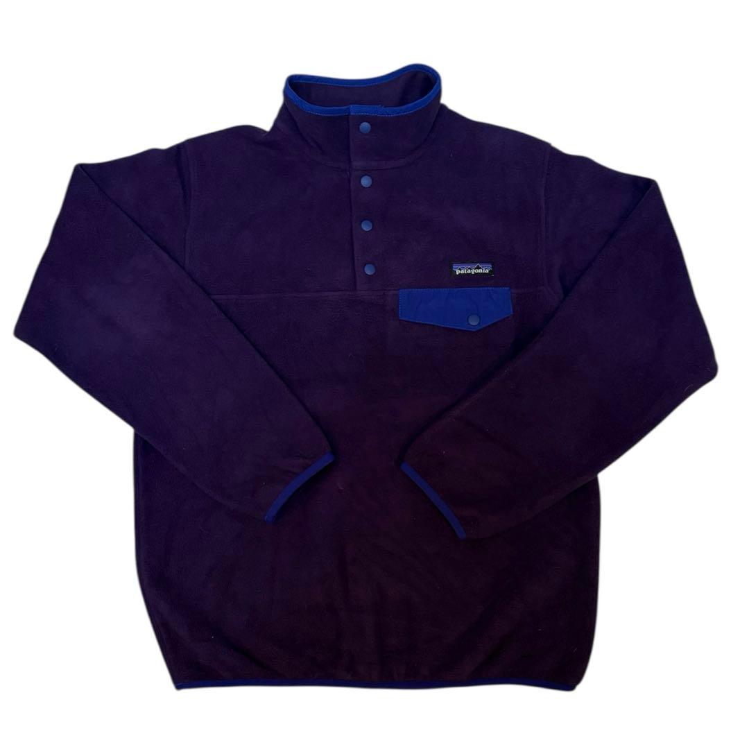 も*る様 【希少】patagonia／パタゴニアシンチラ ライトスナップtプルオ