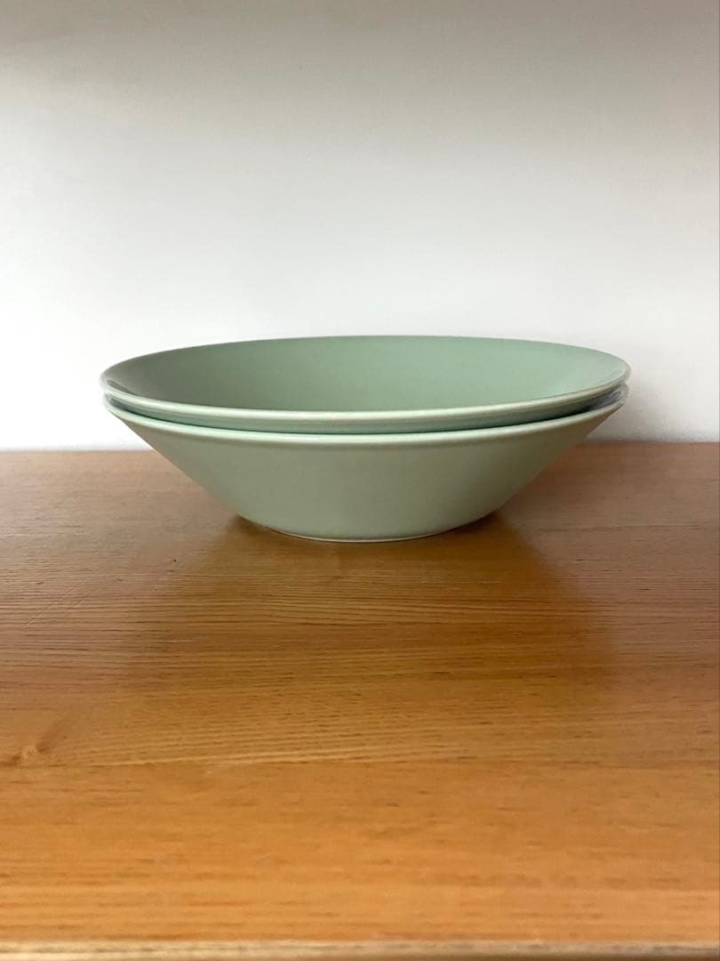 北欧scope イッタラ　ティーマ　セラドングリーン　21センチ　ボウル×2