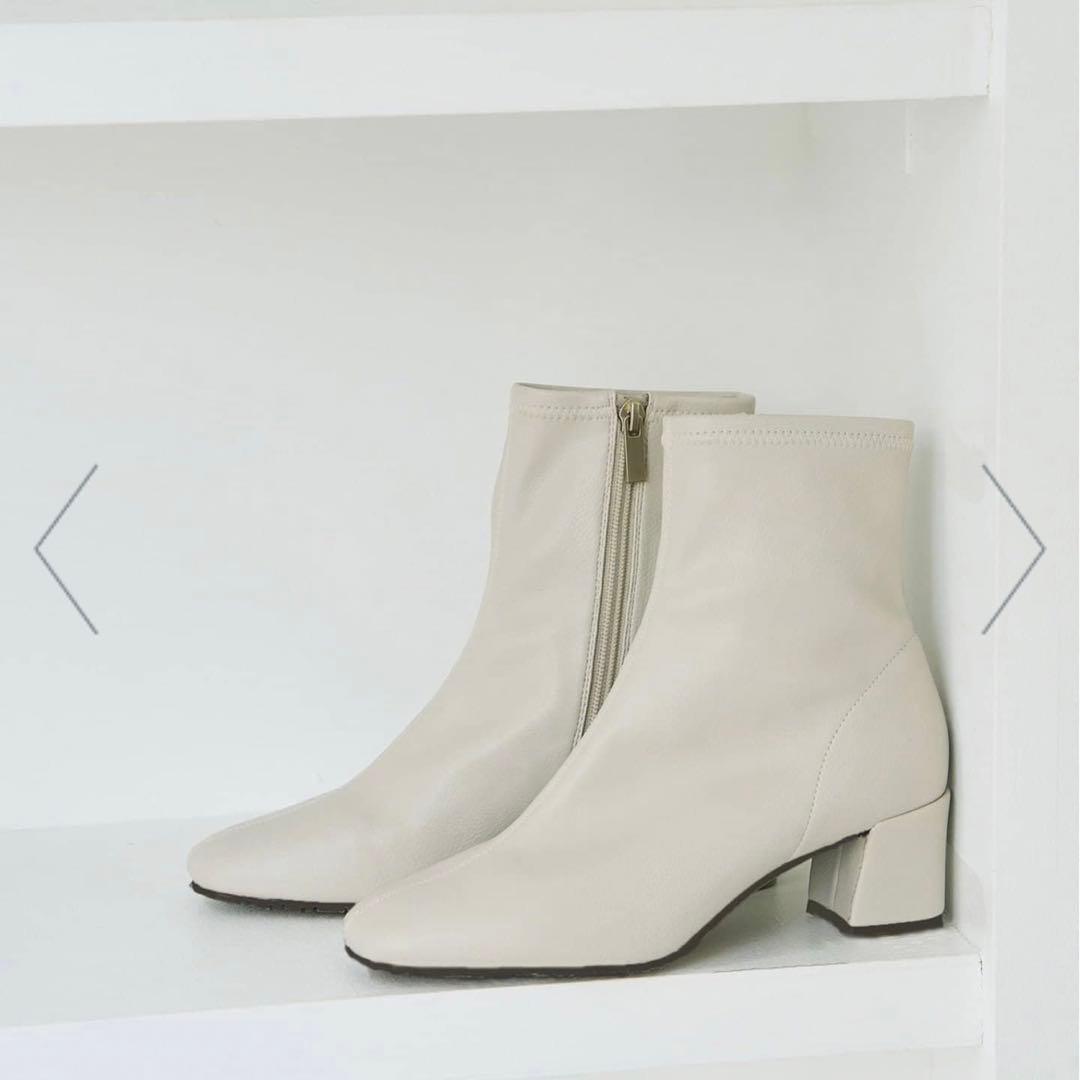 Le Talon 5cmスクエアフィットショートブーツ