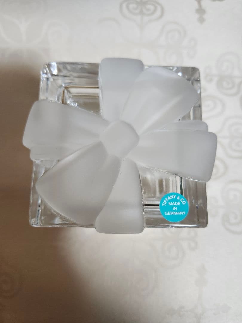 Tiffany & Co. クリスタルボウボックス、ギフトボックス型小物入れ