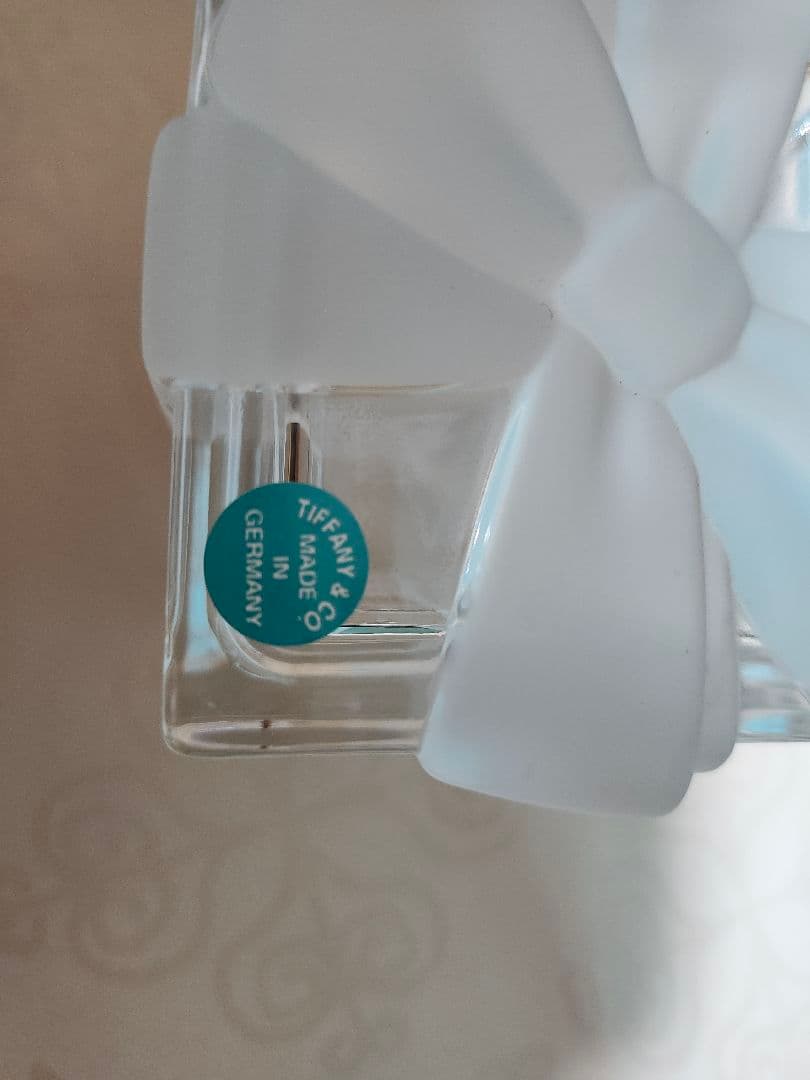 Tiffany & Co. クリスタルボウボックス、ギフトボックス型小物入れ