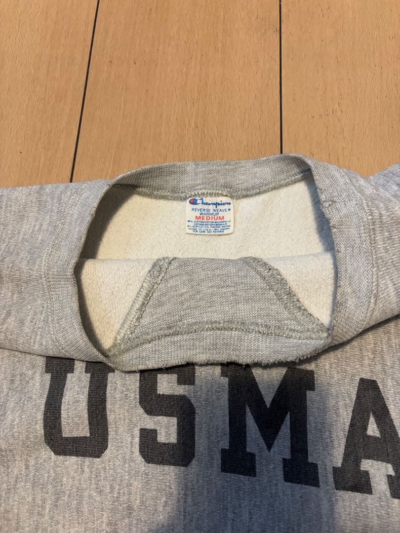Champion 80s ヴィンテージ リバース 染み込み USMA