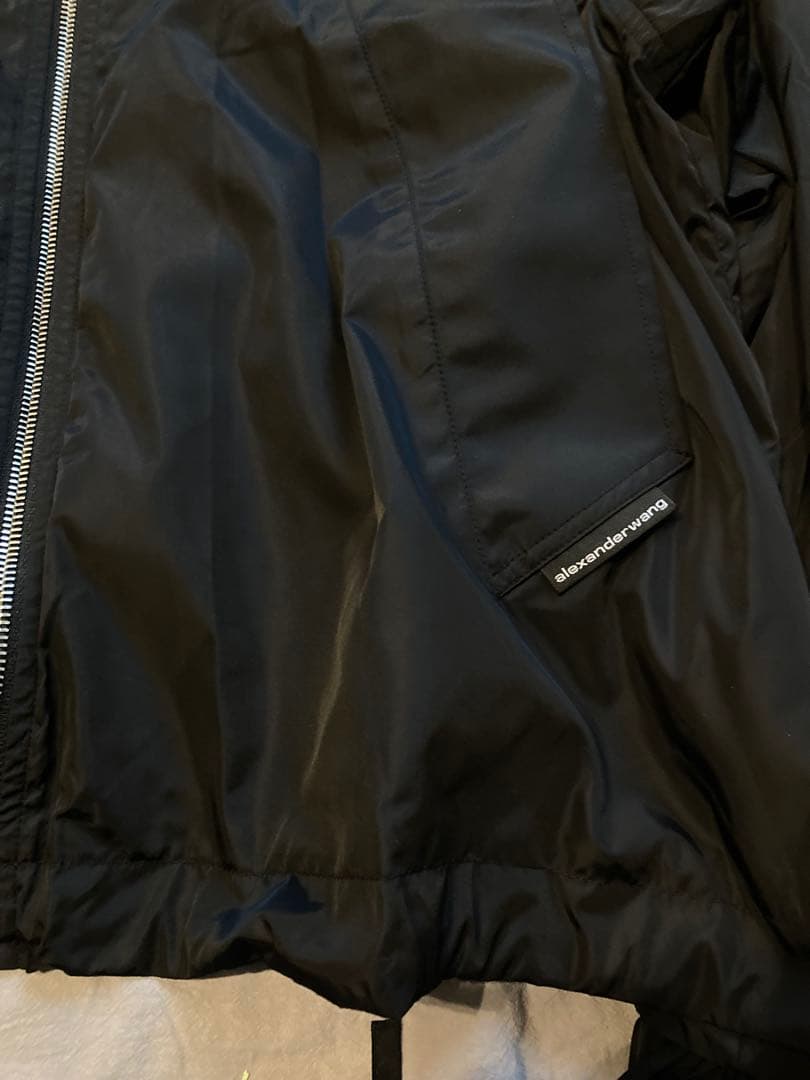 美品 alexander wang 黒 ナイロンジャケット