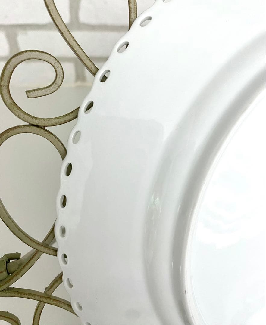 ロイヤルコペンハーゲンブルーフルーテッドフルレース27cm大皿ディナープレート