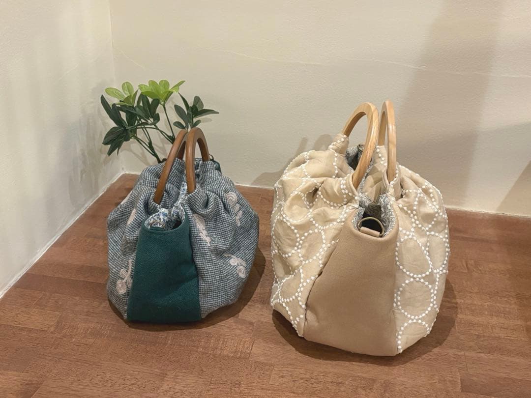 【ぽんぽこりん】ふっくらリンググラニーバッグ【M】【S】