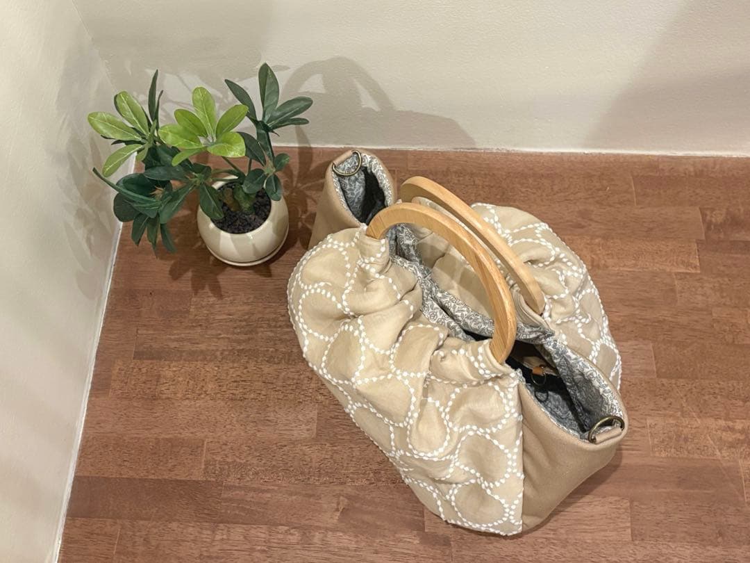 【ぽんぽこりん】ふっくらリンググラニーバッグ【M】【S】