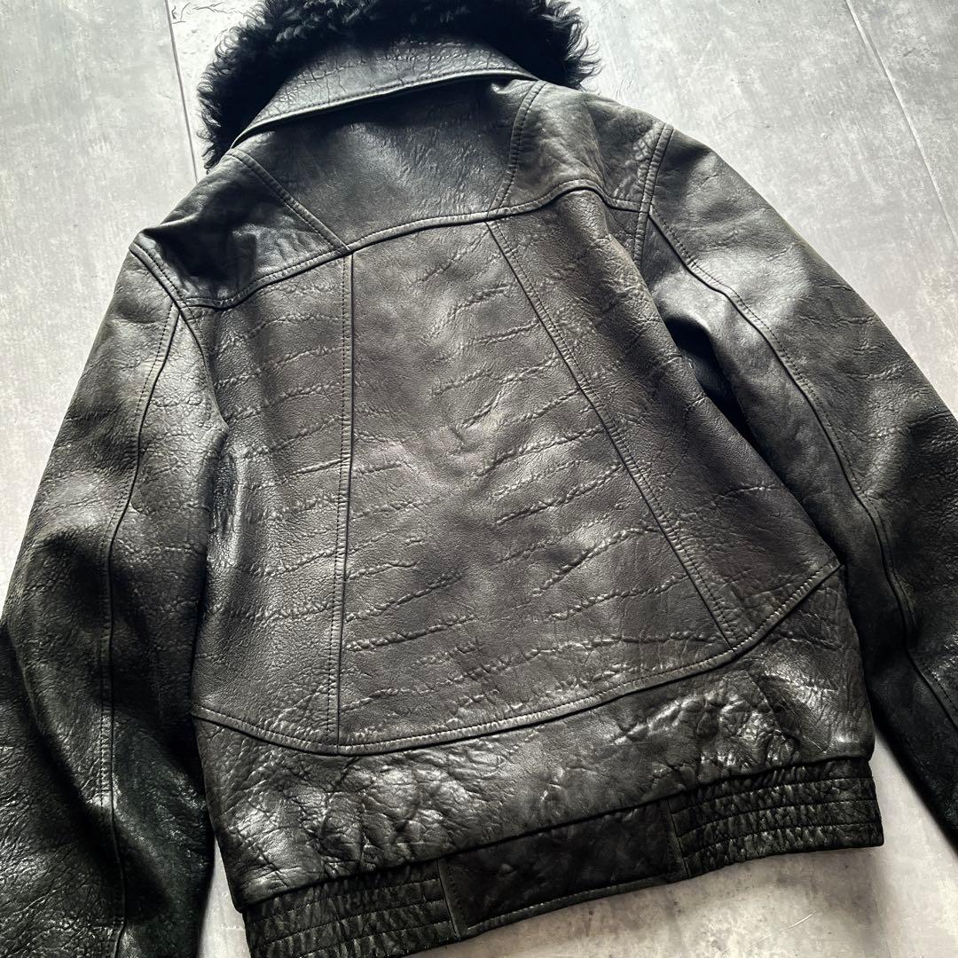 00s alexander wang 3wayレザージャケット 短丈　g-1