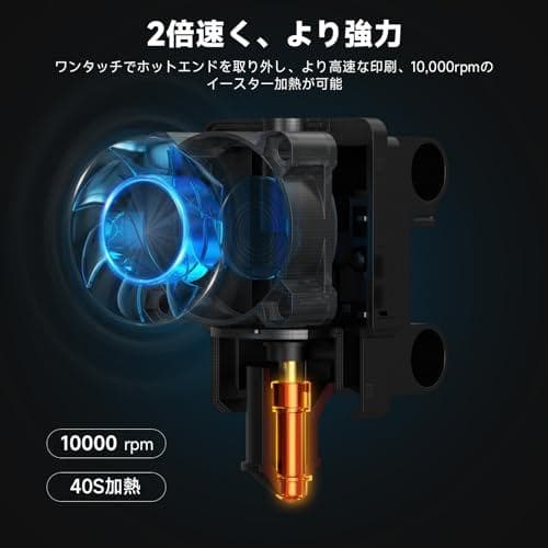 Entina 3Dプリンター TINA2 Plus、高速高精度 250mm/秒A