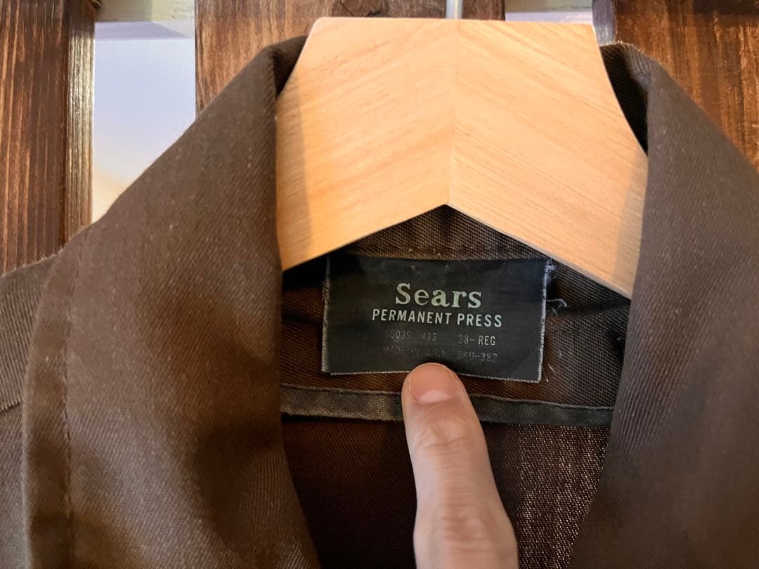 Sears 60年〜70年代　ワークジャケット　HONDA ブラウン