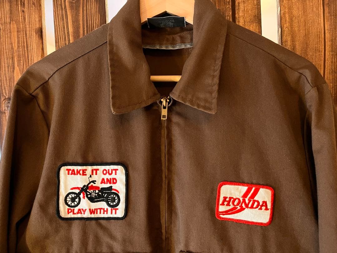 Sears 60年〜70年代　ワークジャケット　HONDA ブラウン