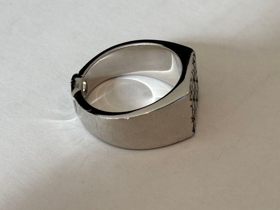 DIOR　シグネットリング　オブリーク　シルバー