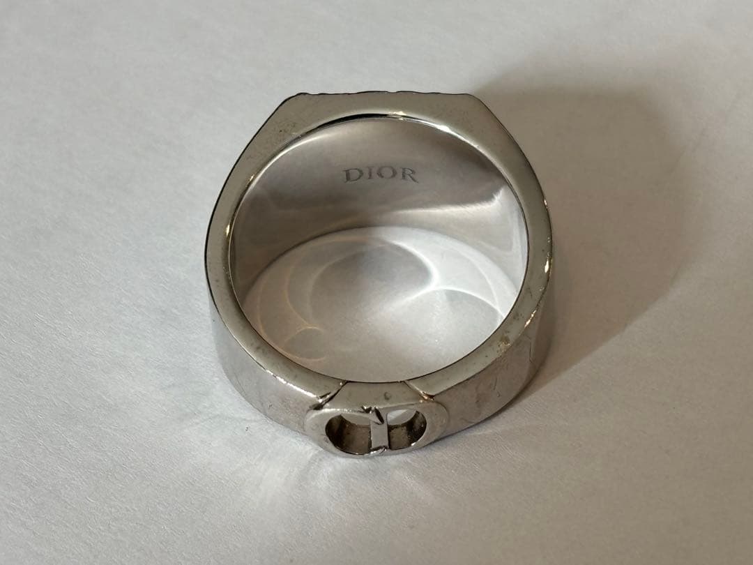 DIOR　シグネットリング　オブリーク　シルバー