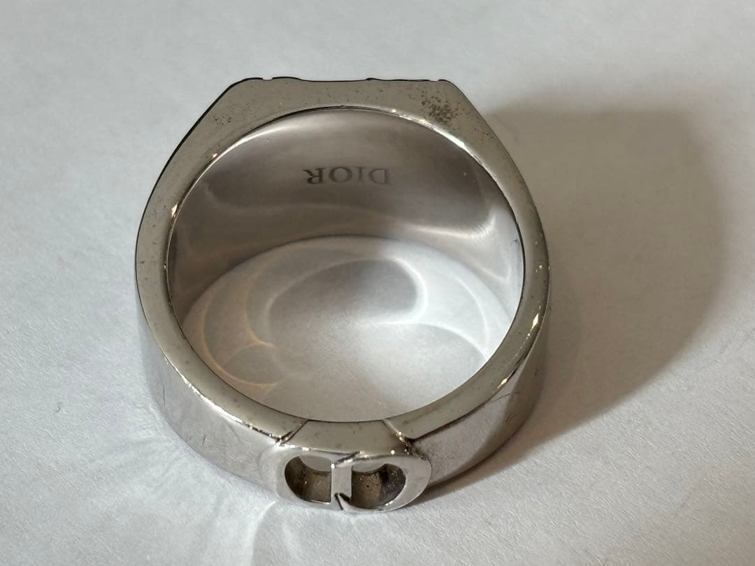 DIOR　シグネットリング　オブリーク　シルバー