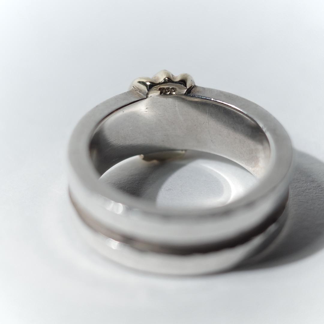 OLD \"TIFFANY&CO.\" 1995 COMBI リング シルバー