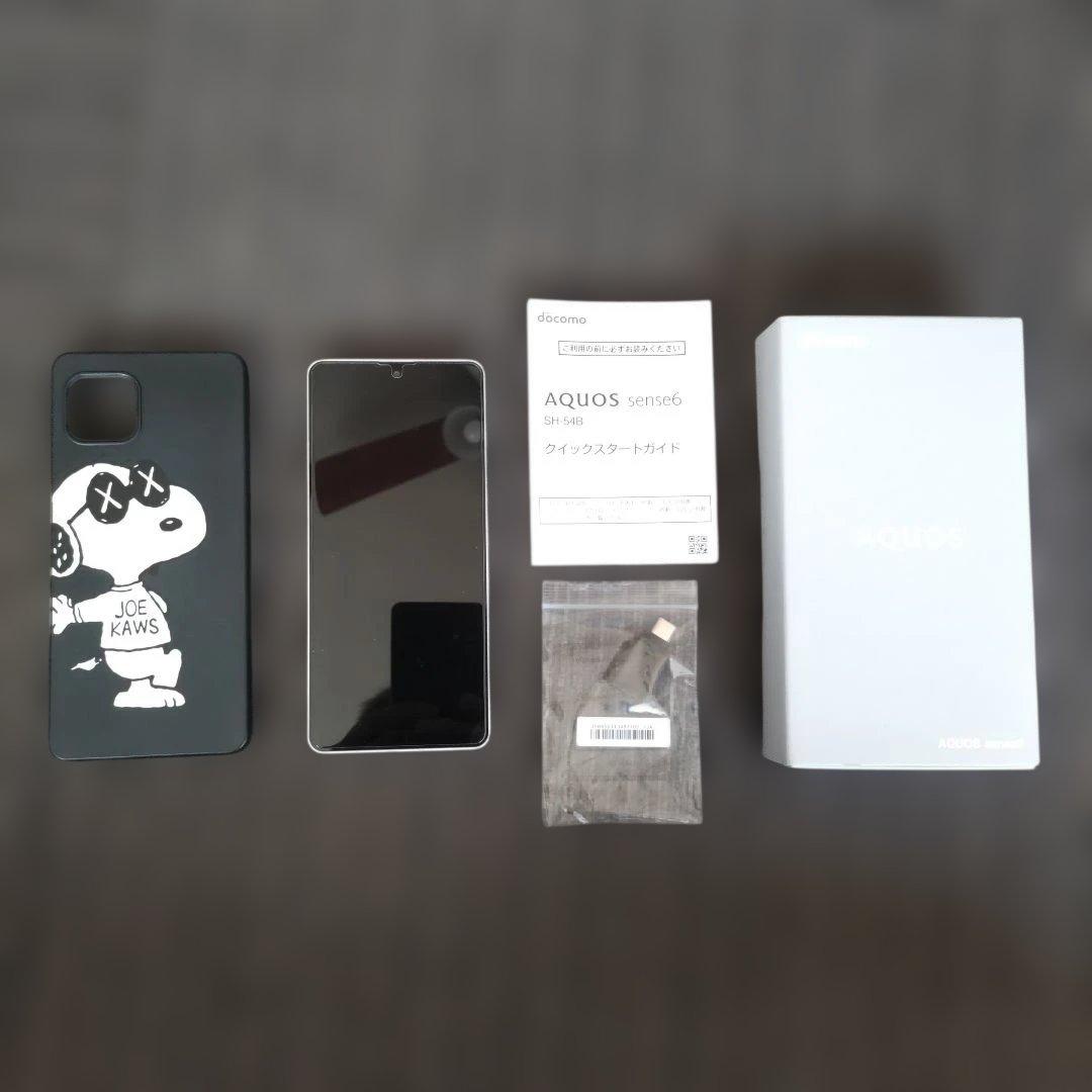 シャープ AQUOS sense6 SH-54B SIMフリー　シルバー
