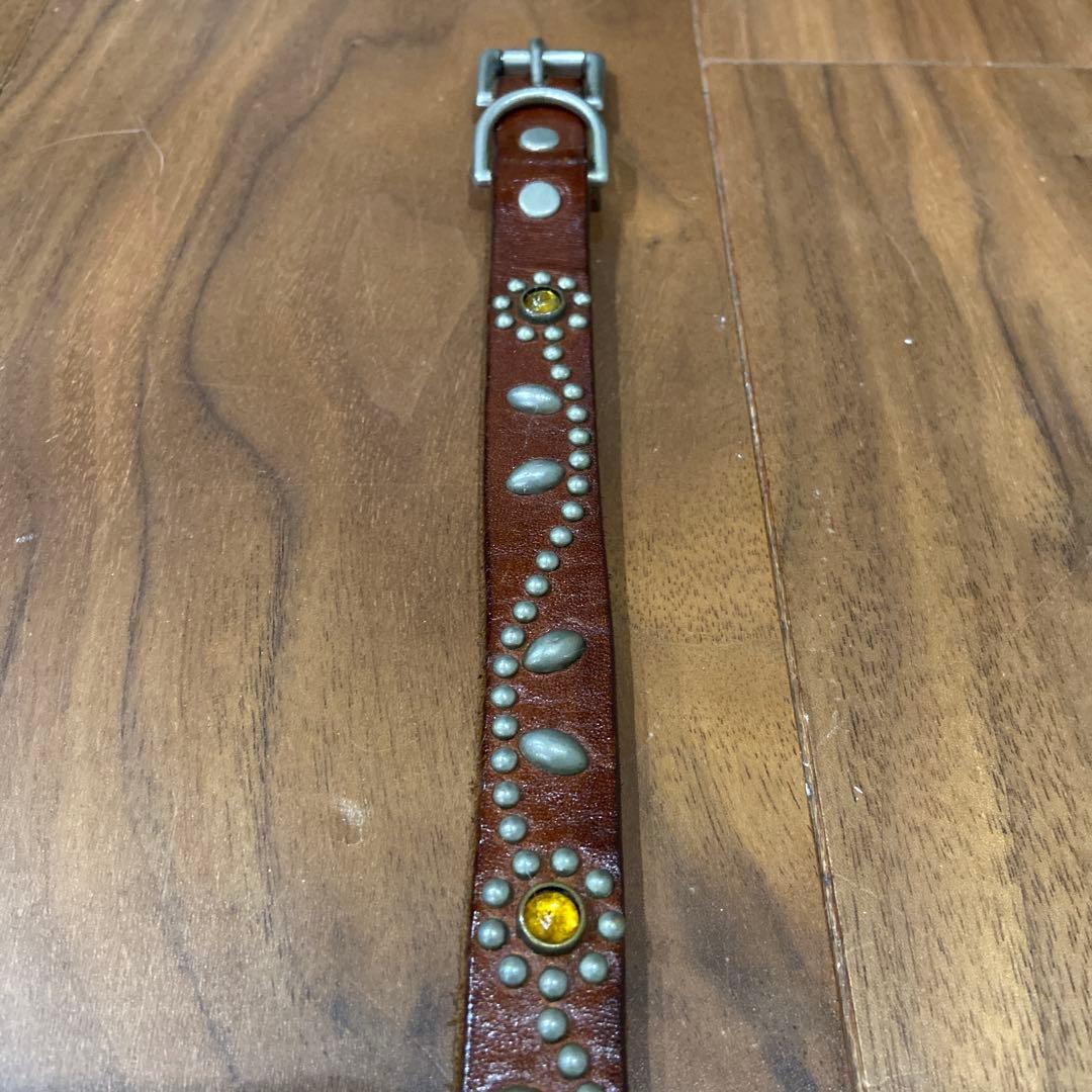 HTC フラワースタッズ ナローベルト イエローストーン 34inch