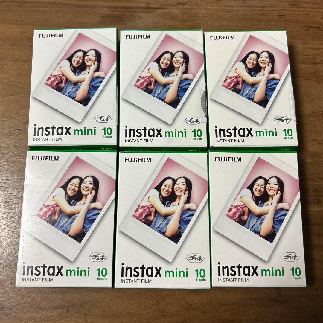 instaxmini 6箱セットチェキフィルム(60枚）