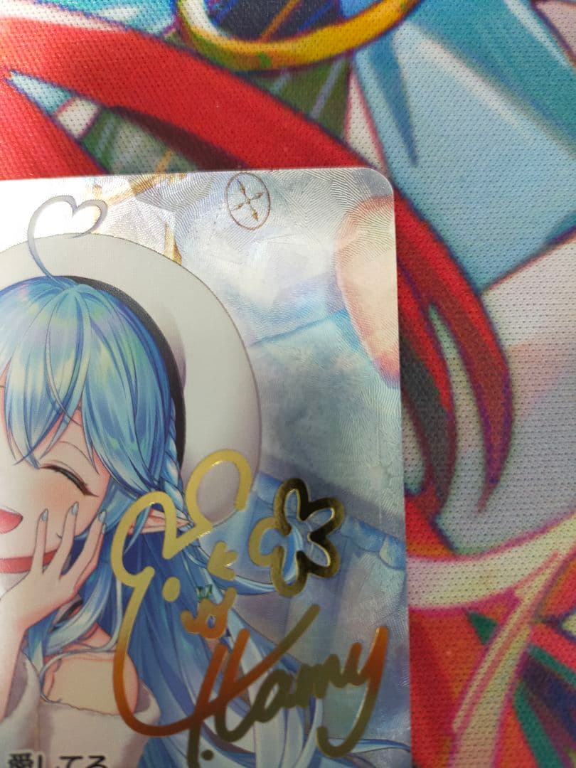 ホロライブ ホロカ 雪花ラミィ sec サイン