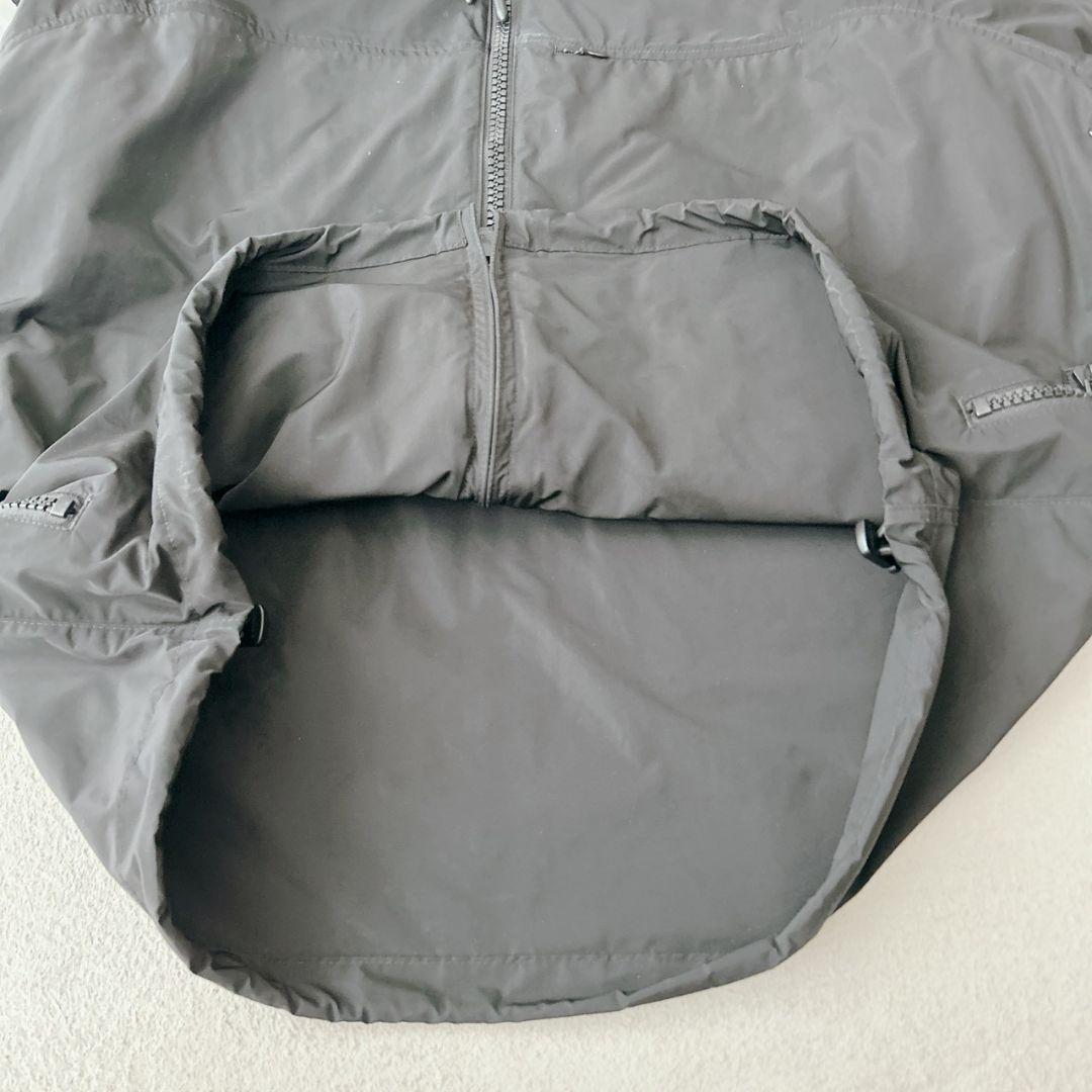 超希少XL バーバリー BURBERRY ナイロンジャケット ロゴ ブラック 黒