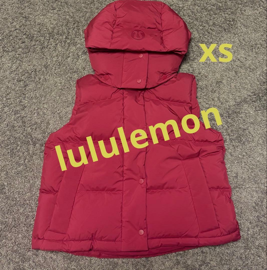 本日13時半までの出品　lululemon フード付キルティングベスト サイズ2