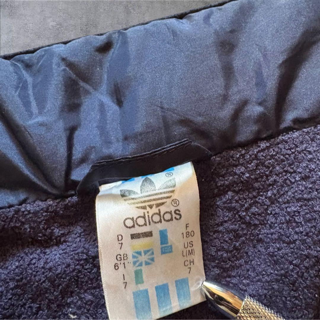 90s adidasトレフォイル刺繍切替ナイロン ジャケットマルチカラーO25