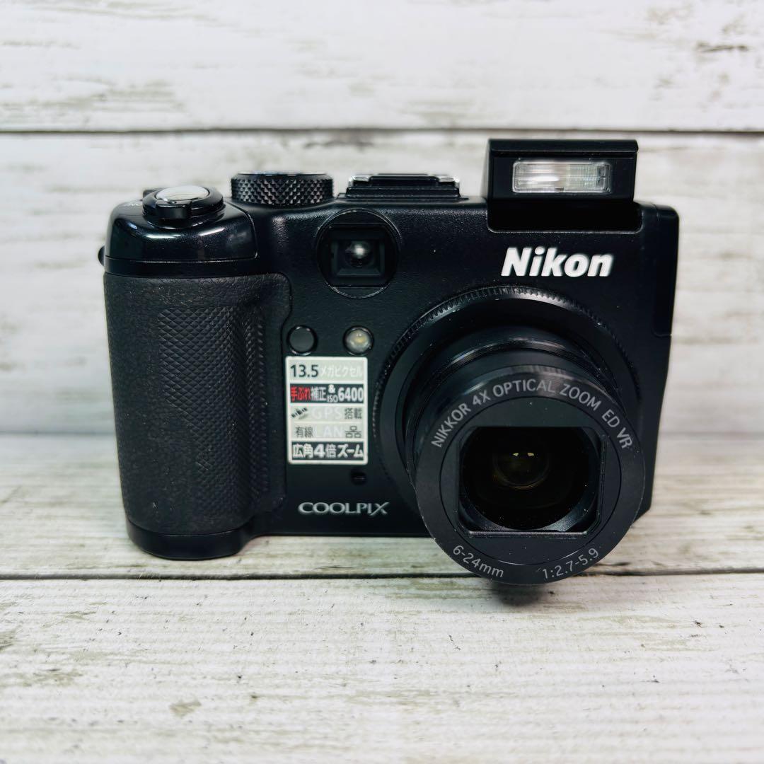 【動作良好】Nikon デジタルカメラCOOLPIX P6000 ブラック