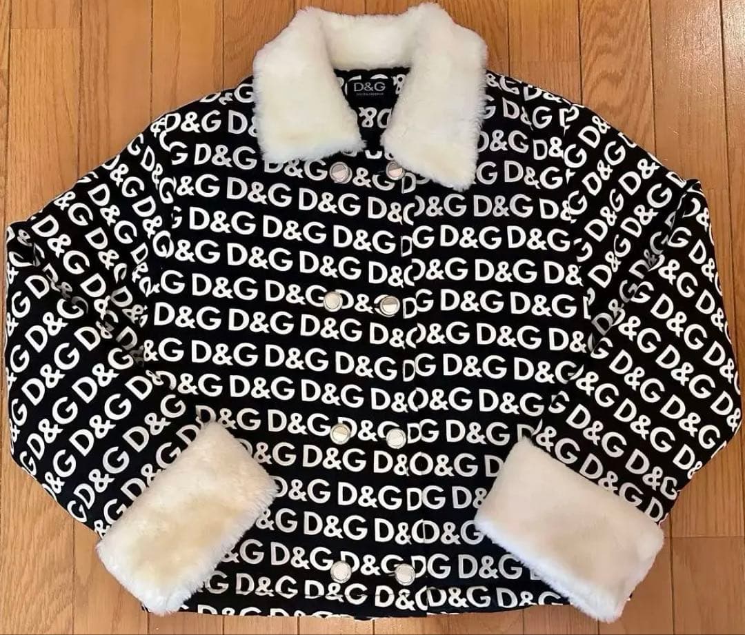 ドルチェ＆ガッバーナ D&G モノグラムプリント ダブルブレストジャケット