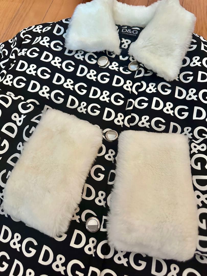 ドルチェ＆ガッバーナ D&G モノグラムプリント ダブルブレストジャケット