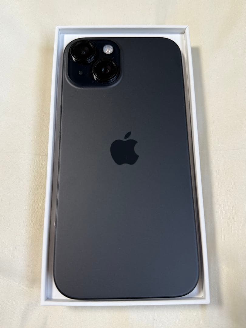 Iphone 15 256GB ブラック 箱、充電コード付き SIMフリー