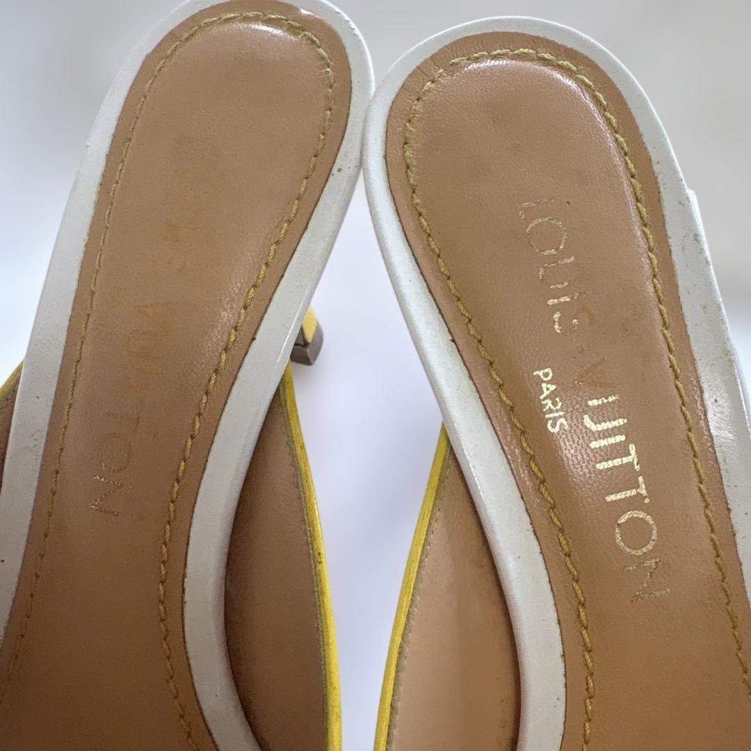 ルイヴィトンカラフル花モチーフ サンダル