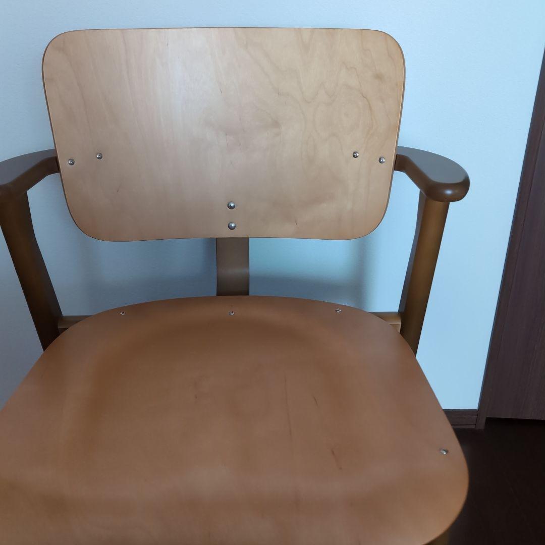 artek　ドムスチェア　ハニー×ウォルナット　　スコープ別注　2cm脚カット