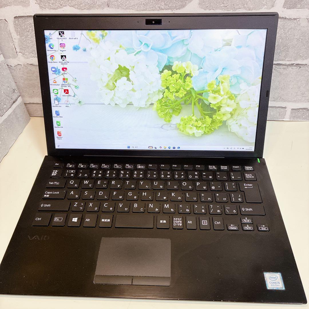 薄型 VAIO SSD 初期設定済 カメラ Windows11 ノートパソコン
