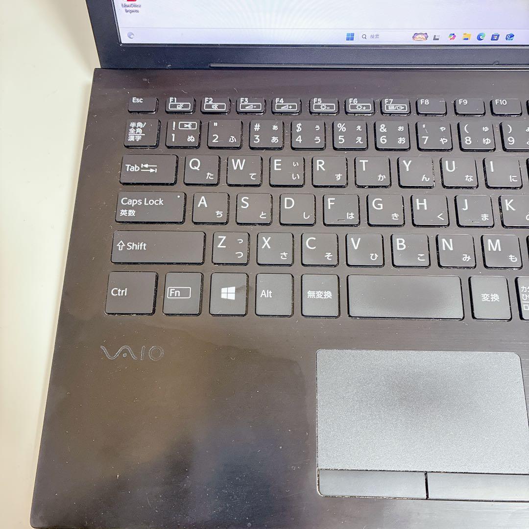 薄型 VAIO SSD 初期設定済 カメラ Windows11 ノートパソコン