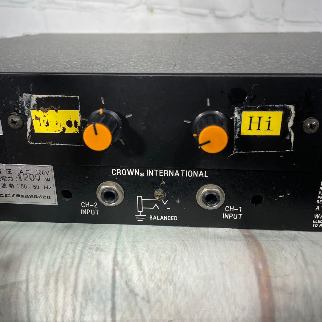 AMCRON micro-TECH 1200 パワーアンプ　送料込