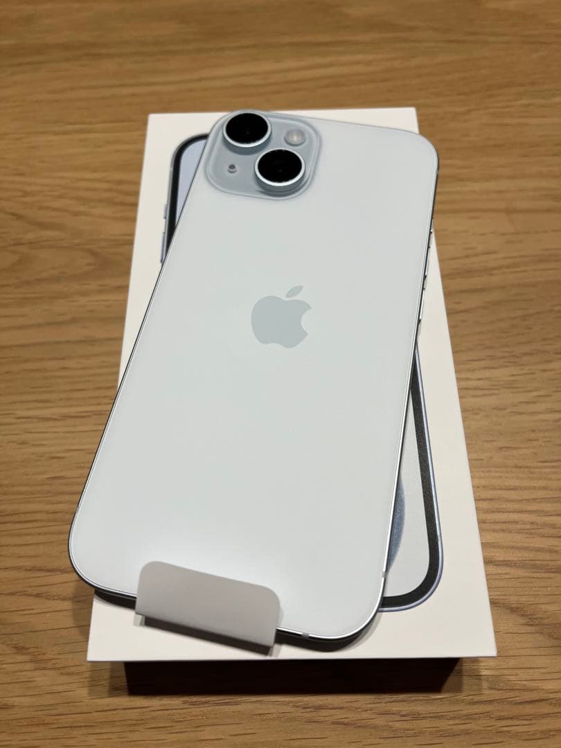 T新品未使用品 iPhone 15 本体 ブルー 128GB SIMフリー