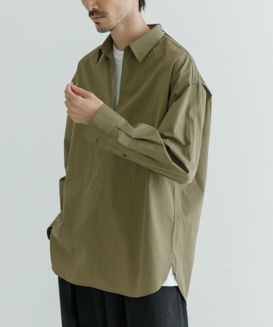 【サイズM美品】トーマスメイソン　オーバー　スキッパーシャツ