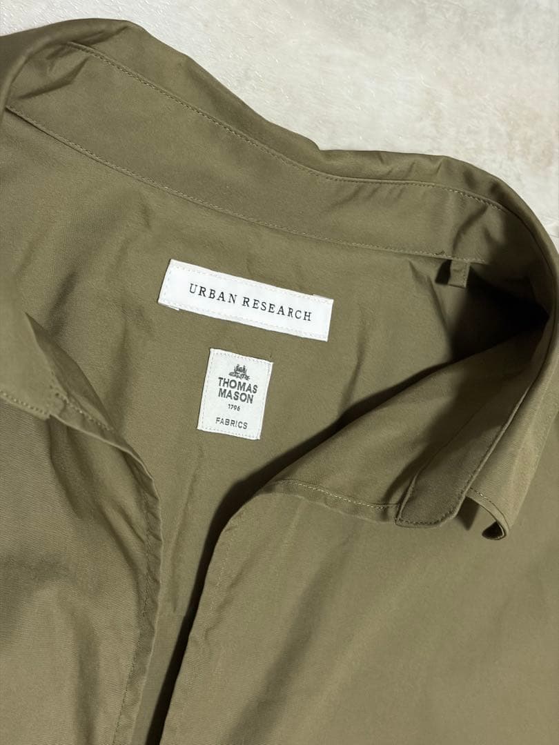 【サイズM美品】トーマスメイソン　オーバー　スキッパーシャツ
