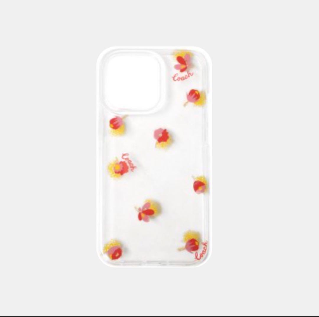 人気☘️コーチCOACH iPhone13 pro 対応ケース C8105 クリア