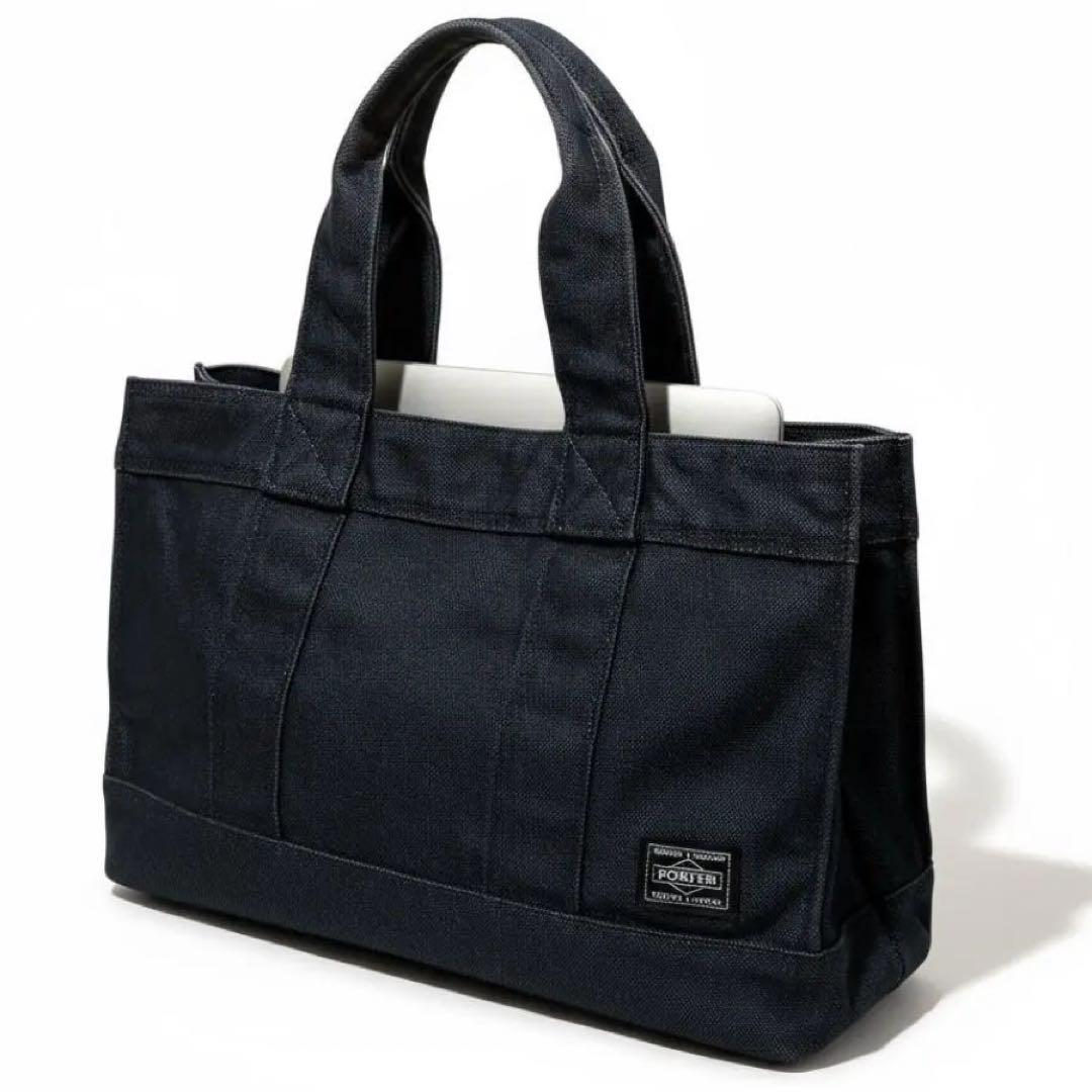 ✨極美品✨ポーター スモーキー トートバッグ S ネイビー ハンドバッグ 人気