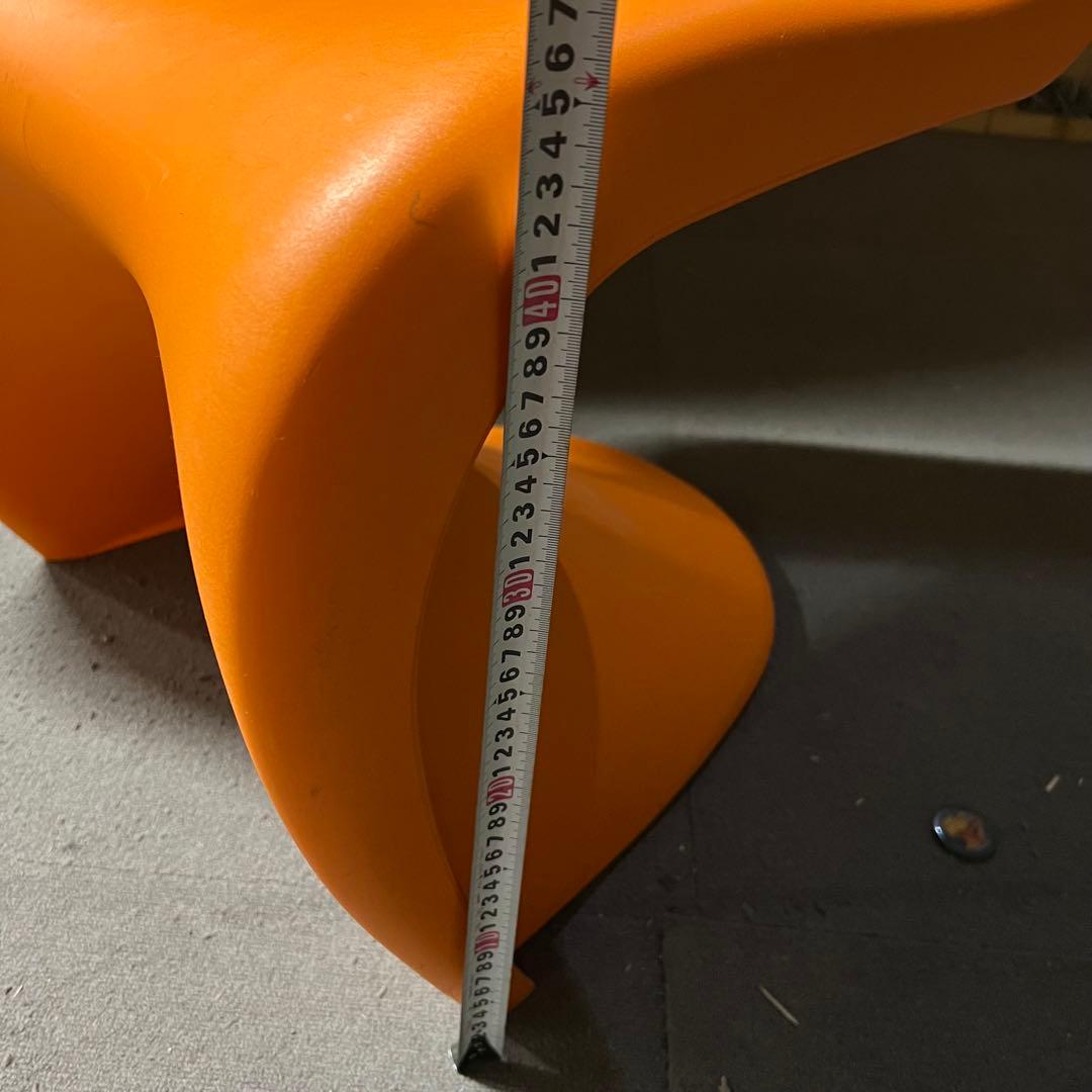 2F【used】①ヴィトラ　パントンチェア　デザイナーズチェア　オレンジ