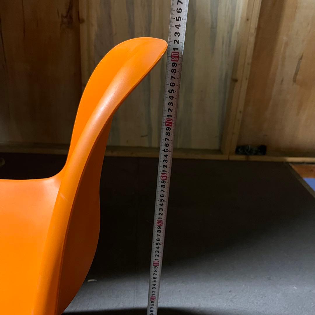 2F【used】①ヴィトラ　パントンチェア　デザイナーズチェア　オレンジ