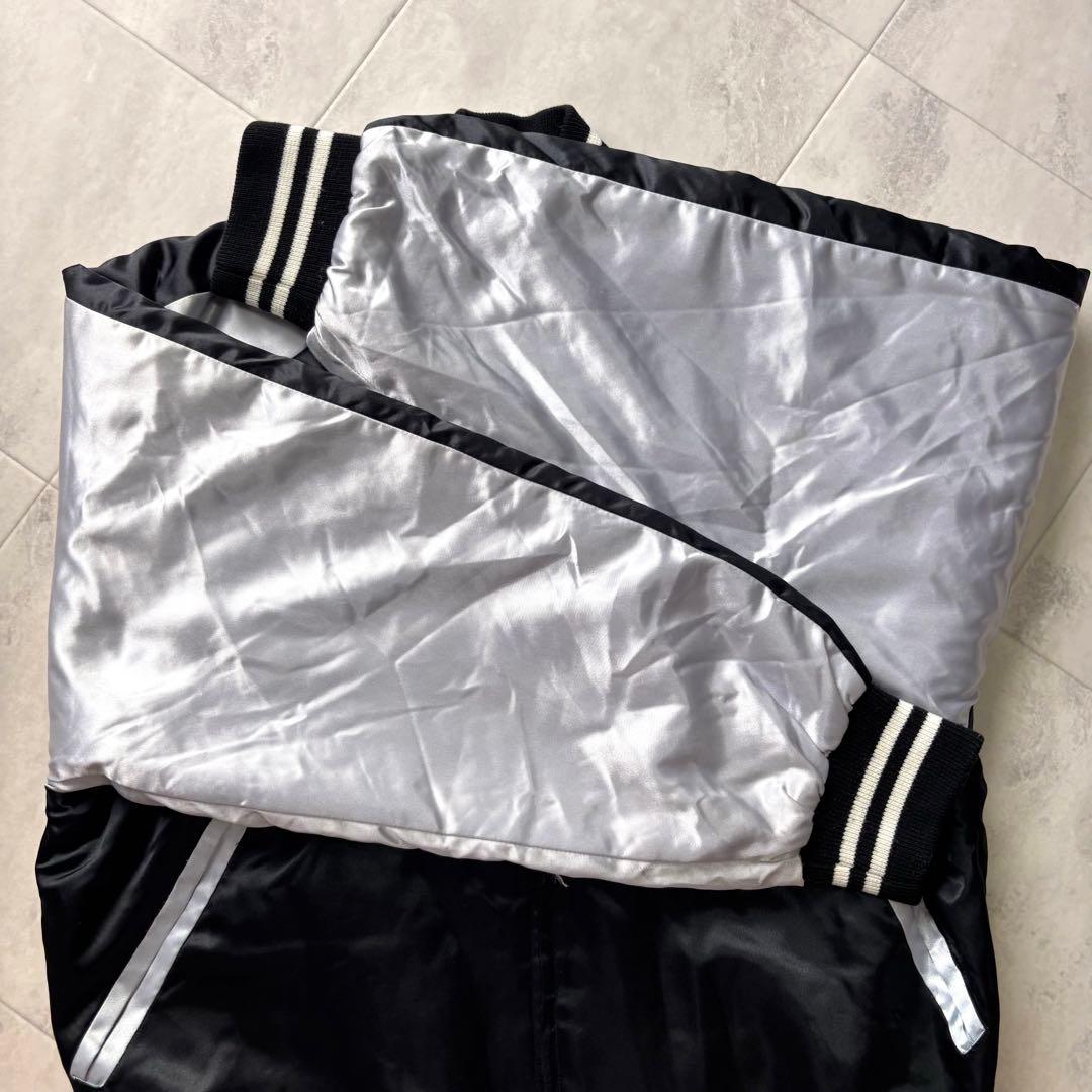 【超希少】プリンス商会 ホワイトタイガー スカジャン 白黒 刺繍 虎 ジャケット