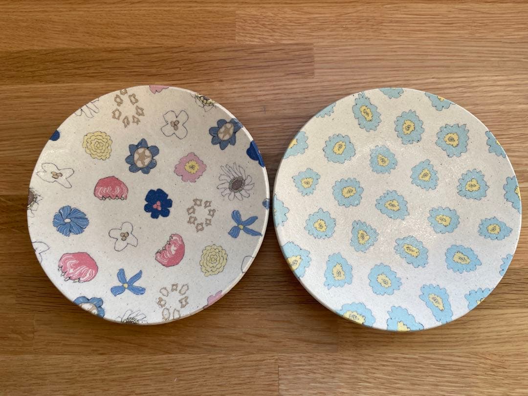 作家　田中ちあき　カップ　ソーサー　2つ